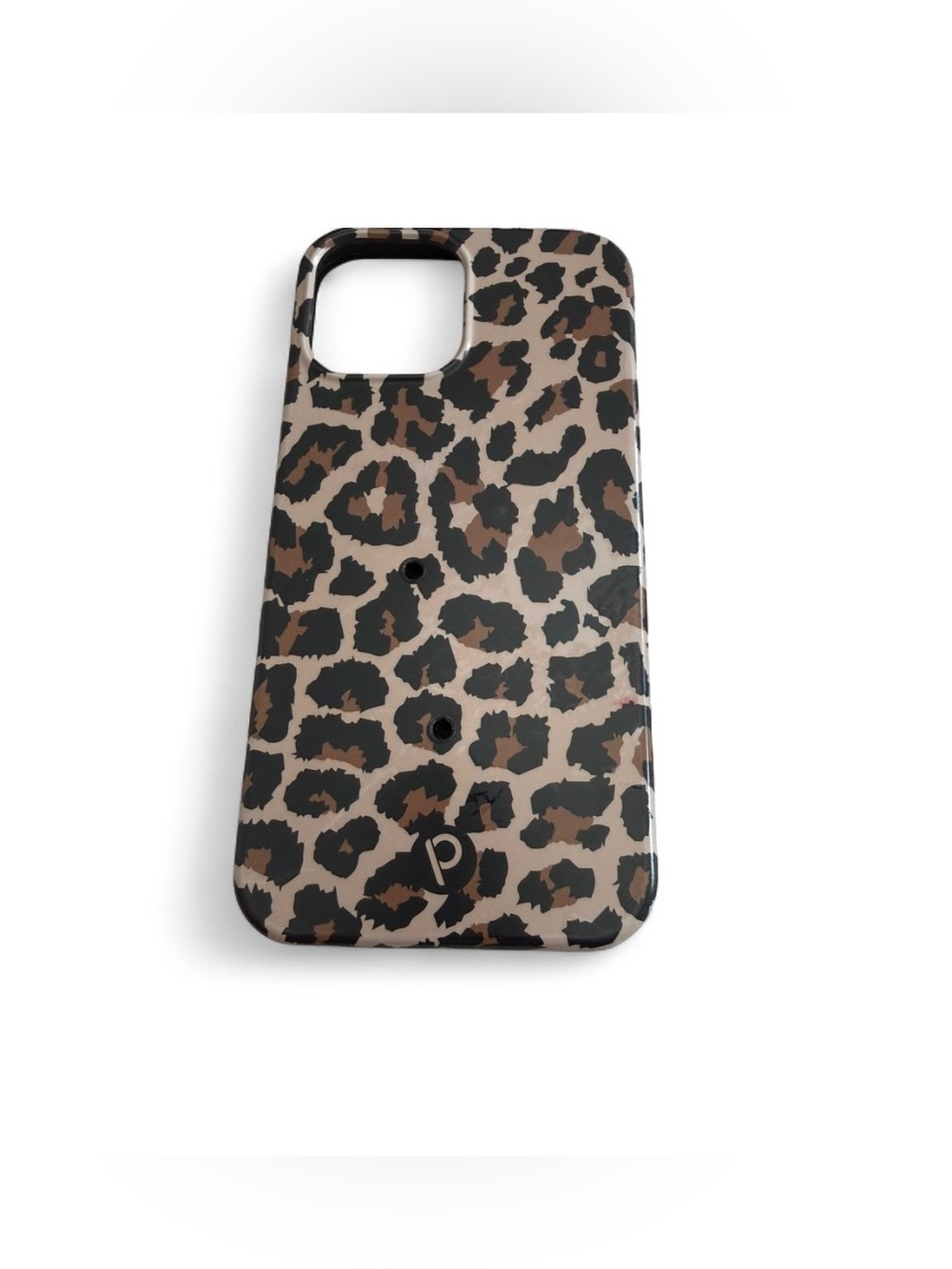 Loopy Leopard Print Protective Phone Case - Brown/Black, iPhone 12 Pro Max